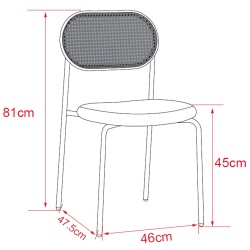 Pack 4 Cadeiras de Sala KEN - Chair Packs