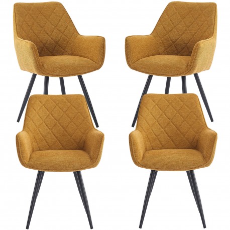 Pack 4 cadeiras DELICE - Home Pack 4 cadeiras DELICE - Home