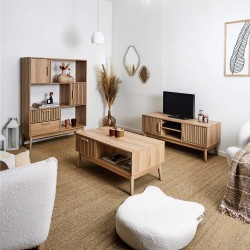 Estante KLAUS com 2 portas e 2 gavetas - Carvalho Estante KLAUS com 2 portas e 2 gavetas - Carvalho