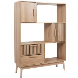 Estante KLAUS com 2 portas e 2 gavetas - Carvalho Estante KLAUS com 2 portas e 2 gavetas - Carvalho