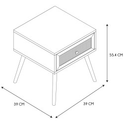 Mesa de cabeceira BALI II