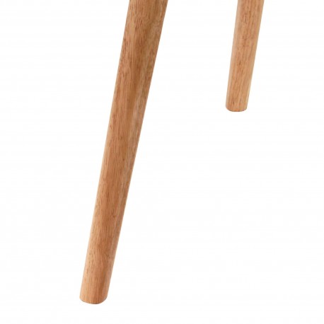 Conjunto de 2 mesas de apoio ELIJAH - carvalho e vidro