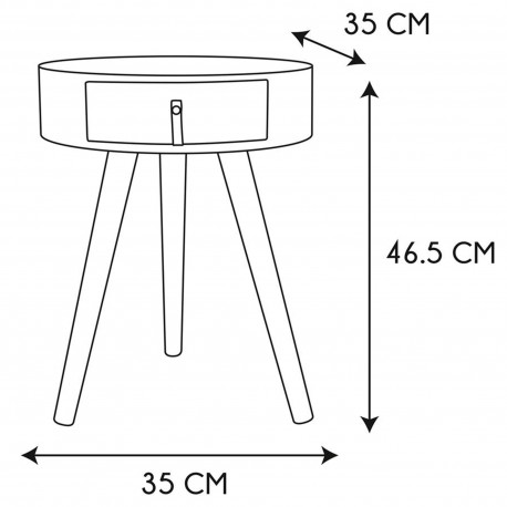 Mesa de cabeceira NORA