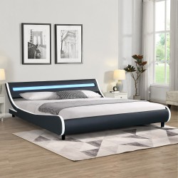 Pack cama PAUL com LED + Colchão UNIVERS - Packs Double Beds