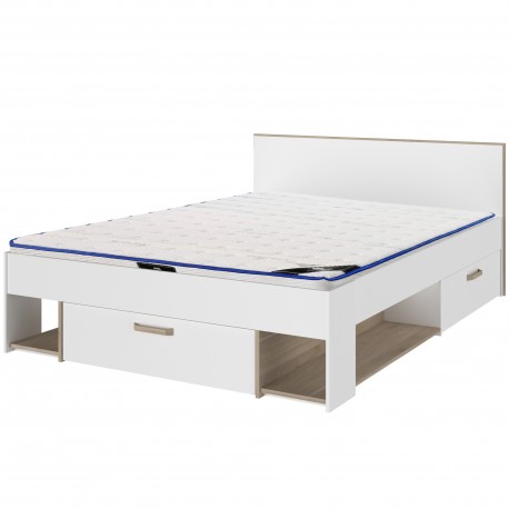 Pack cama de casal DREAM + colchão SPRING ROLLER