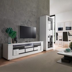 Pack sala de estar BELLARIVA com LED - TV furniture and shelves