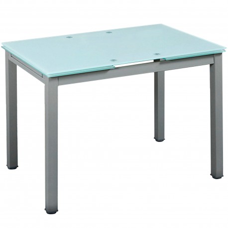 Mesa extensível TALITA - metal e vidro