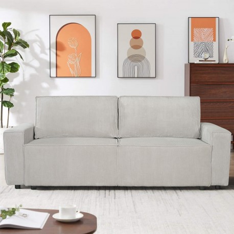 Sofá de 3 lugares EMMY com cama e baú - Sofas Bed