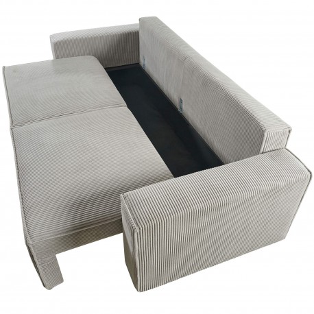 Sofá de 3 lugares EMMY com cama e baú - Sofas Bed