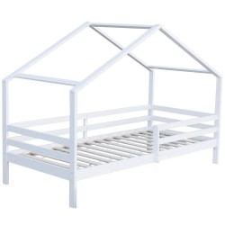 Cama infantil JASMINE com gavetas - branco