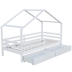 Cama individual JASMINE - branco