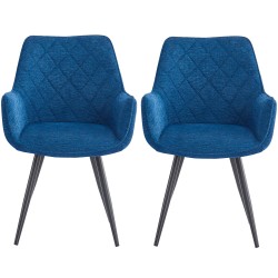 Pack 2 cadeiras DELICE - azul