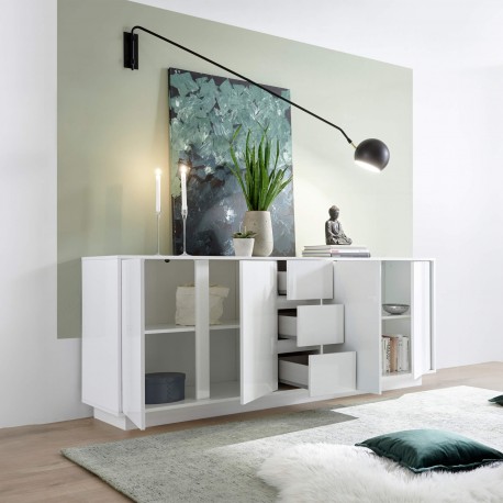 Aparador ICE com 4 portas e 3 gavetas - Sideboards