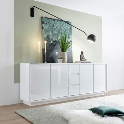 Aparador ICE com 4 portas e 3 gavetas - Sideboards