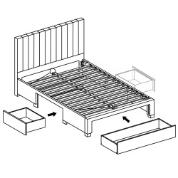 Cama de casal BELLA - Double Beds