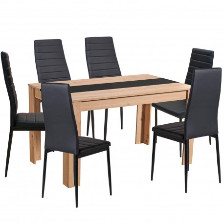 Pack mesa DOMUS + 6 cadeiras ZARA II - Table and Chair Sets