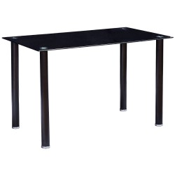 Pack mesa SHADE + 6 cadeiras ZARA II - preto