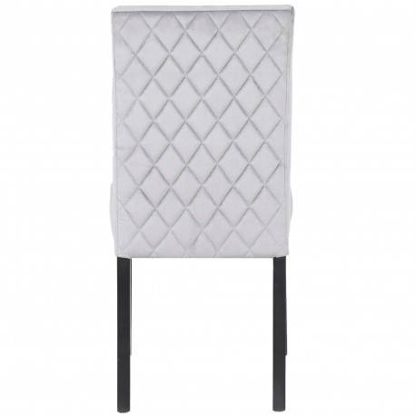 Pack mesa extensível AUSTIN + 4 cadeiras JULE - Preto e Cinzento Claro Pack mesa extensível AUSTIN + 4 cadeiras JULE - Preto e Cinzento Claro