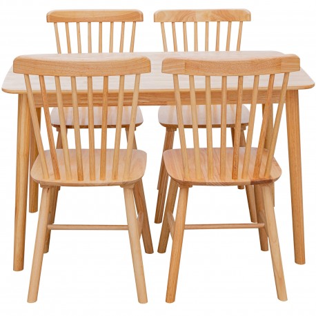 Pack mesa JACOB + 4 cadeiras JACOB - Table and Chair Sets