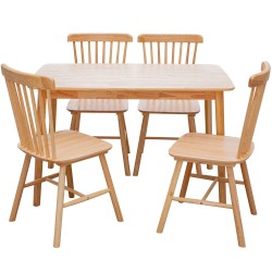 Pack mesa JACOB + 4 cadeiras JACOB - Table and Chair Sets