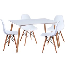 Pack mesa DENVER II + 4 cadeiras DENVER II - Table and Chair Sets