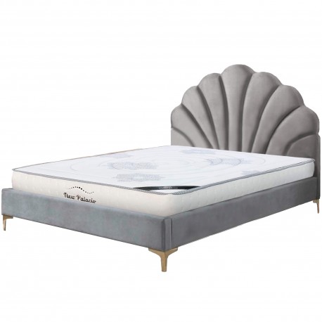 Pack cama de casal FLORA + colchão NEW PALACIO - Packs Double Beds