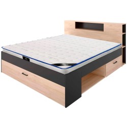 Pack cama de casal COLOMBO + colchão SPRING ROLLER - Packs Double Beds