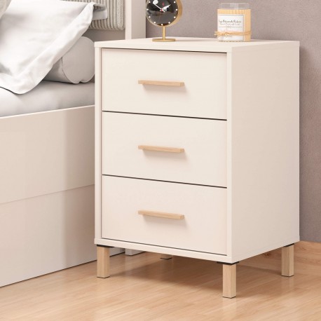 Mesa de cabeceira BELFORT com 3 gavetas - Bedside Tables