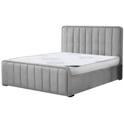 Pack cama de casal elevatória FLOW + colchão NEWPALACIO - cinzento