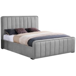 Pack cama de casal elevatória FLOW + colchão NEWPALACIO - cinzento