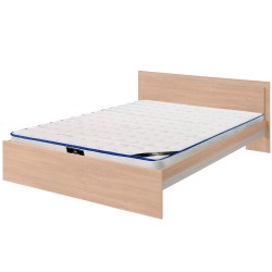 Pack cama de casal NOEMIA + colchão SPRING ROLLER - Packs Double Beds