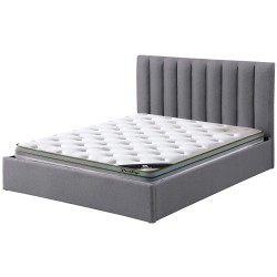 Pack cama de casal AUSSIE + colchão PRESTIGE - cinzento