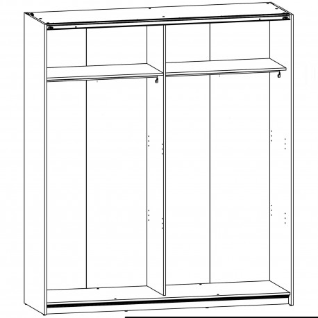 Roupeiro PULS - Closet with Running Doors