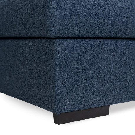 Sofá chaise lounge reversível ESMERALDA - azul Sofá chaise lounge reversível ESMERALDA - azul