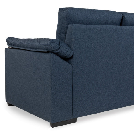 Sofá chaise lounge reversível ESMERALDA - azul Sofá chaise lounge reversível ESMERALDA - azul