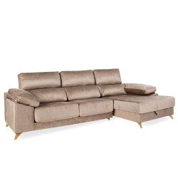 MERIDA Chaise Longue Sofa with Storage - Sofas with Chaise Longue