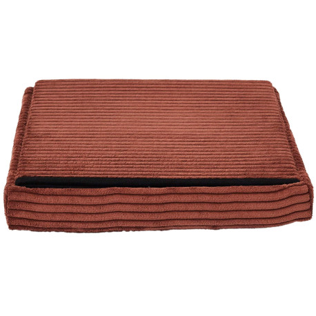 Pouf CORKI com arrumação - terracota