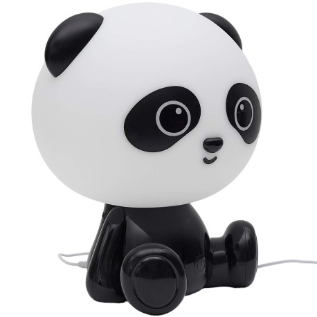 Luz noturna PANDA - branco e preto