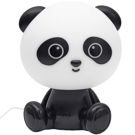 Luz noturna PANDA - branco e preto