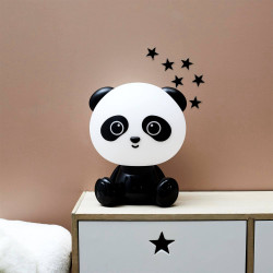 Luz noturna PANDA - branco e preto