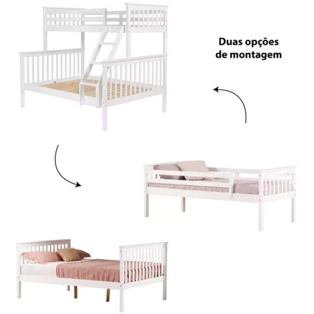 Pack beliche LA BÊTE + 2x colchões SPRING ROLLER - Packs Single Beds