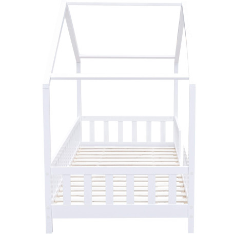 Pack cama individual HEIDI + colchão SPRING ROLLER - branco