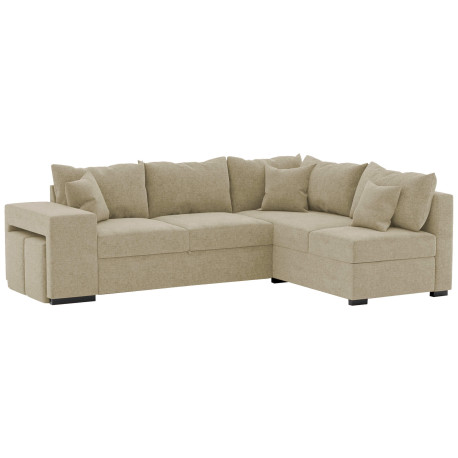 HUTCH Reversible Corner Sofa with Bed and Storage - Sofás de Canto