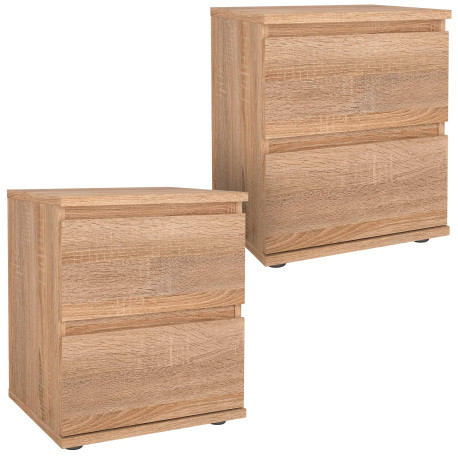 Pack 2 mesas de cabeceira NEW MATRIX com 2 gavetas - Packs Mesas de Cabeceira Pack 2 mesas de cabeceira NEW MATRIX com 2 gavetas - Packs Mesas de Cabeceira