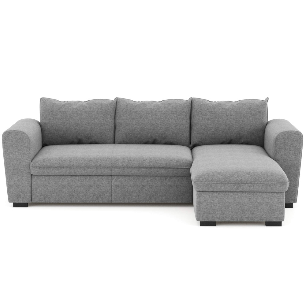 Sofá chaise longue reversível ASTY com cama e baú