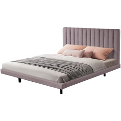 Cama de casal NEMO - taupe