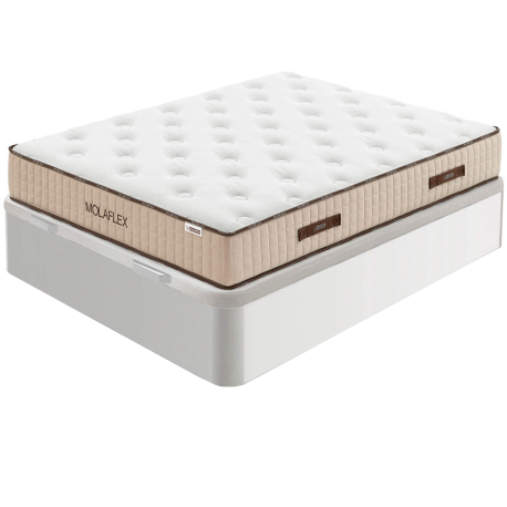 Pack sommier abatível CASINO BOX + colchão MOLAFLEX BEM-ESTAR VISCO POCKET - Packs Double Beds