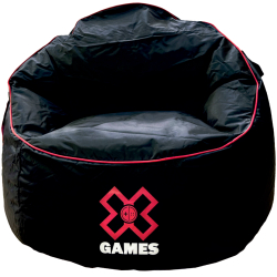 Puff GAMER LOFT - preto e vermelho