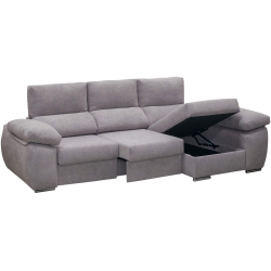 Sofá chaise longue PAMELA com baú - Sofas with Chaise Longue