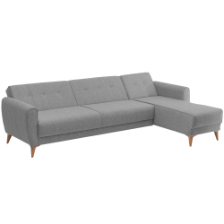 Sofá chaise lounge reversível NIKITA com cama e baú - Sofás de Canto